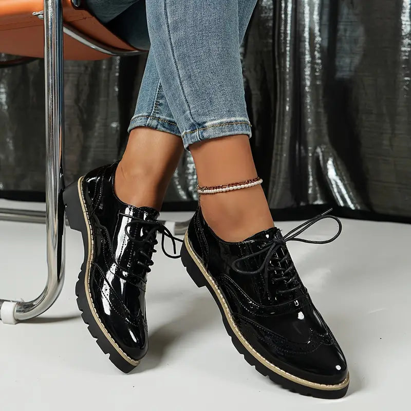 Ninette – Glanzende leren schoenen