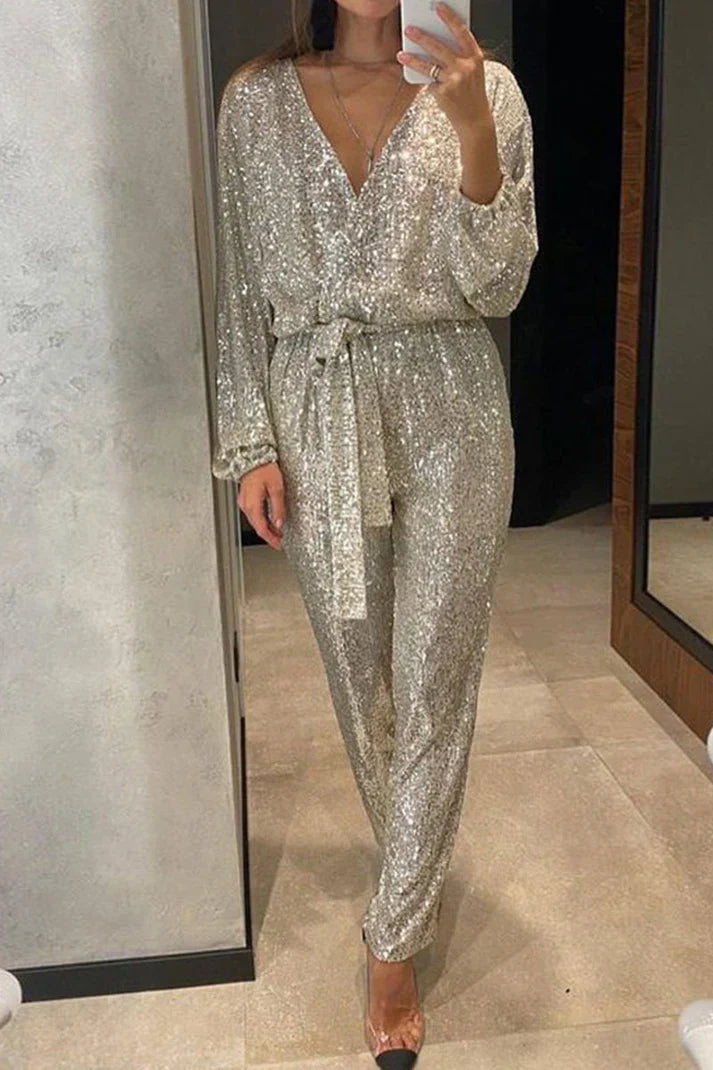 Aeris – Stijlvolle jumpsuit met pailletten