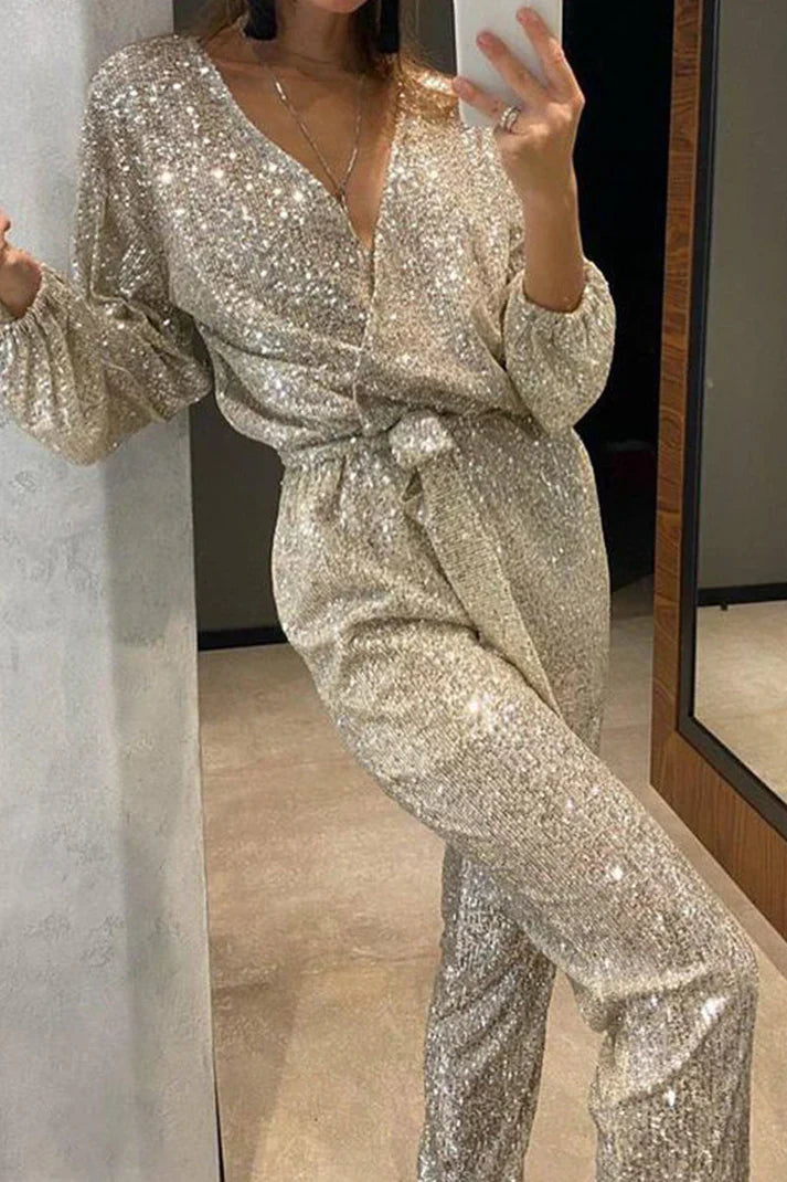 Aeris – Stijlvolle jumpsuit met pailletten