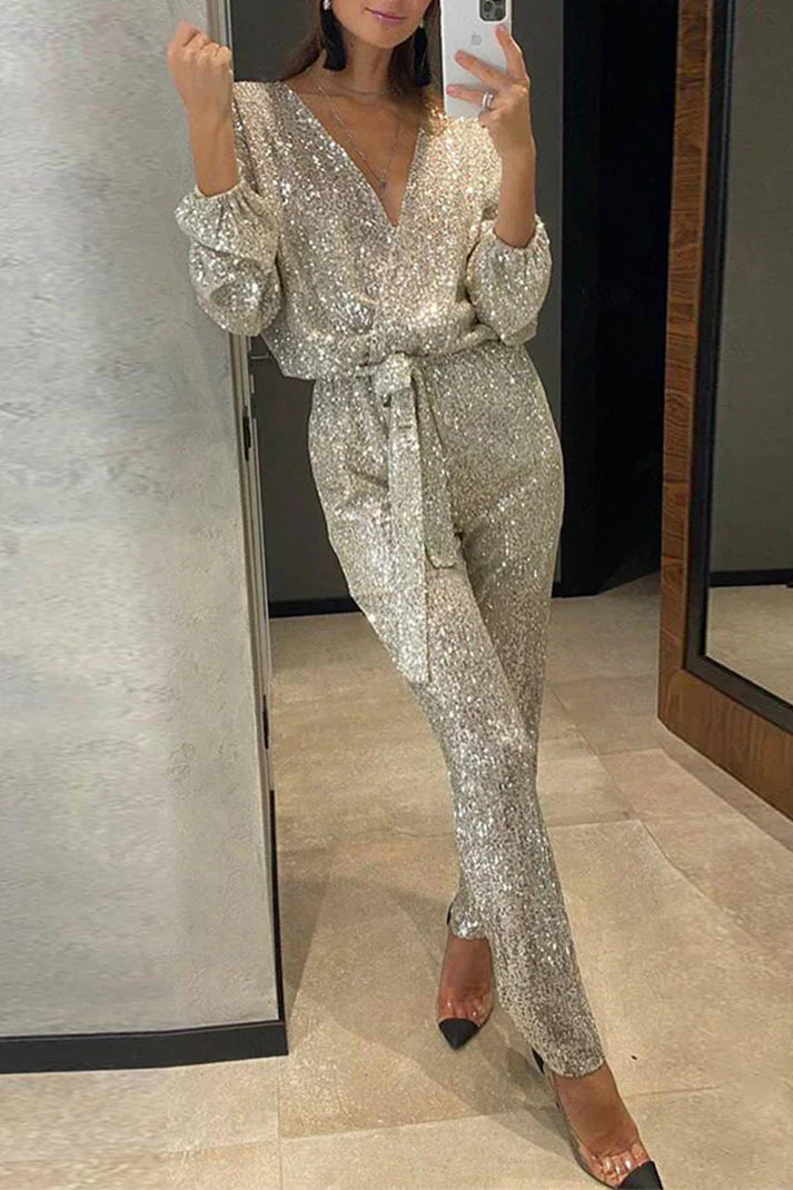 Aeris – Stijlvolle jumpsuit met pailletten
