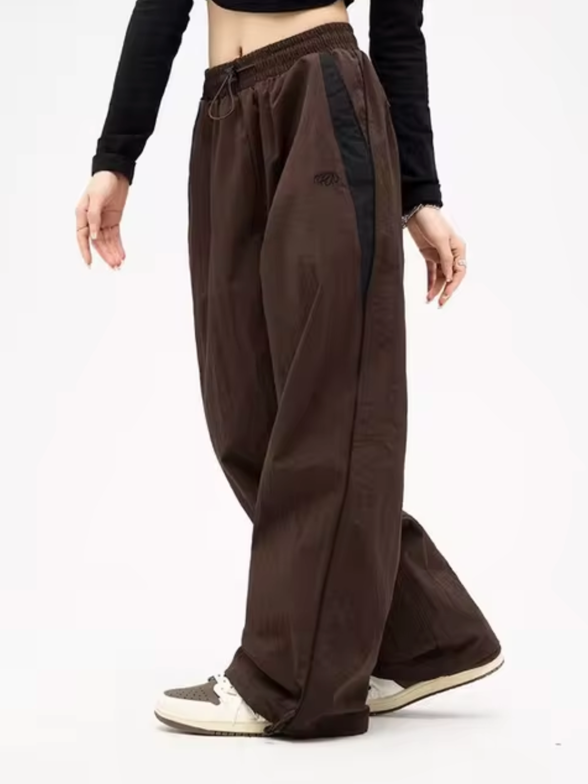 Kera – Katoenen joggingbroek met wijde pijpen