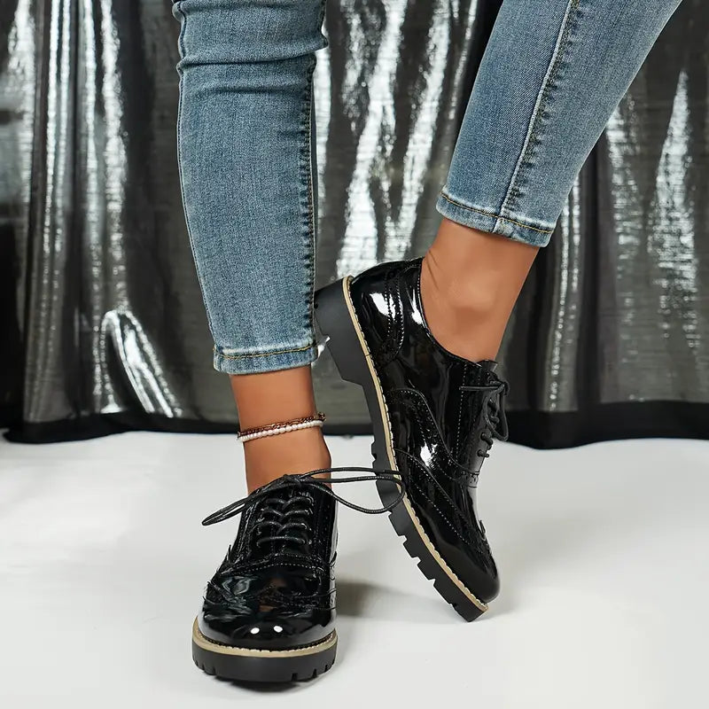 Ninette – Glanzende leren schoenen