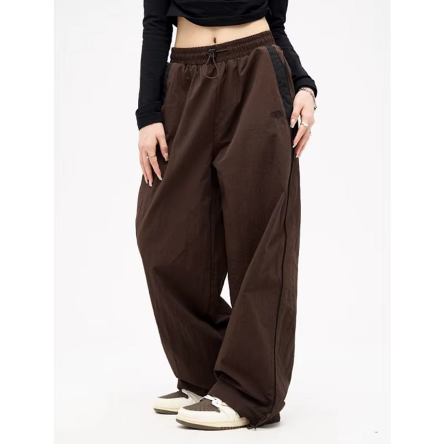 Kera – Katoenen joggingbroek met wijde pijpen