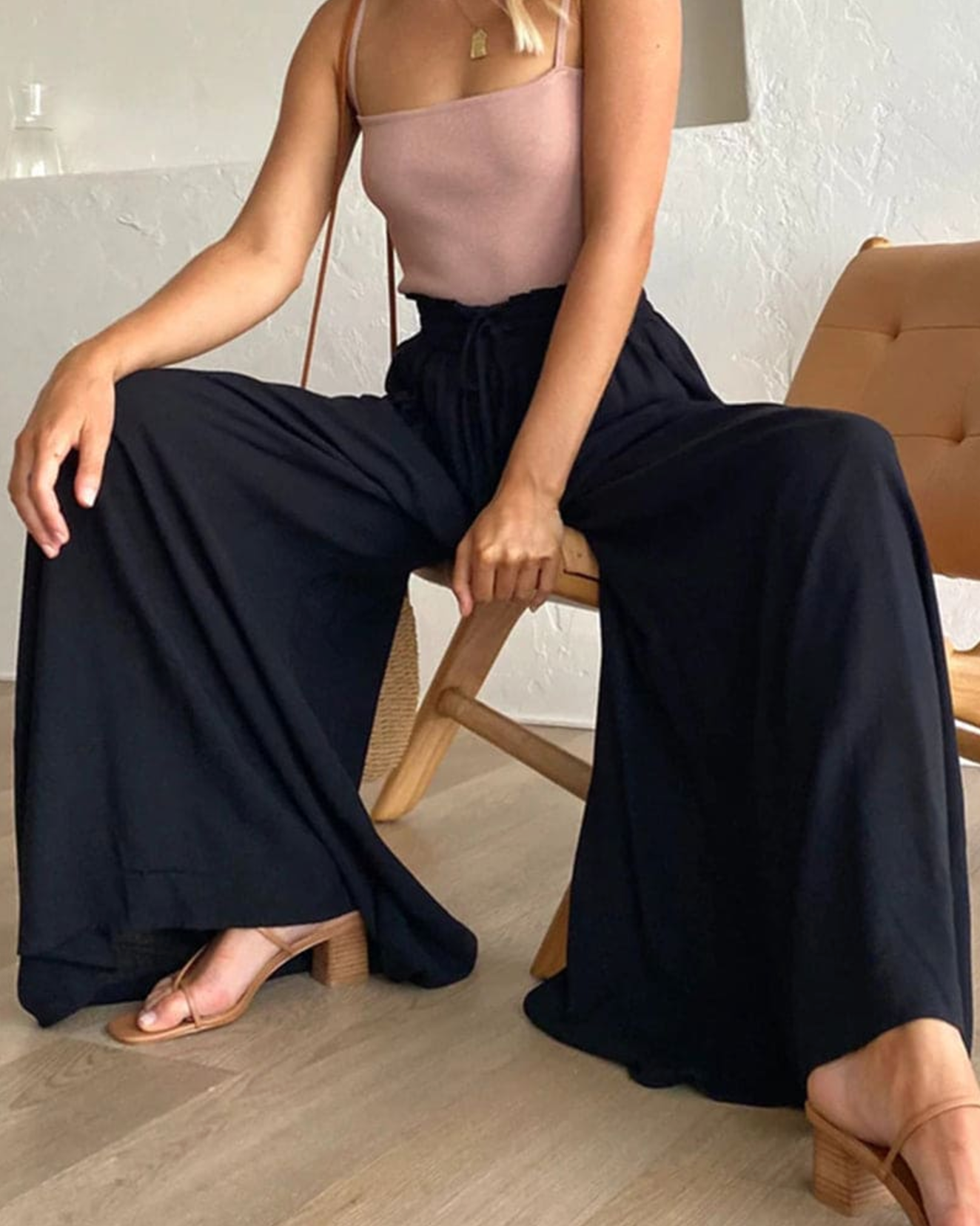 Josette – Wijde broek met hoge taille