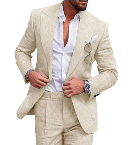 Milton – Elegant linnen pak