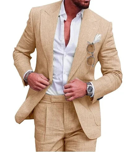 Milton – Elegant linnen pak
