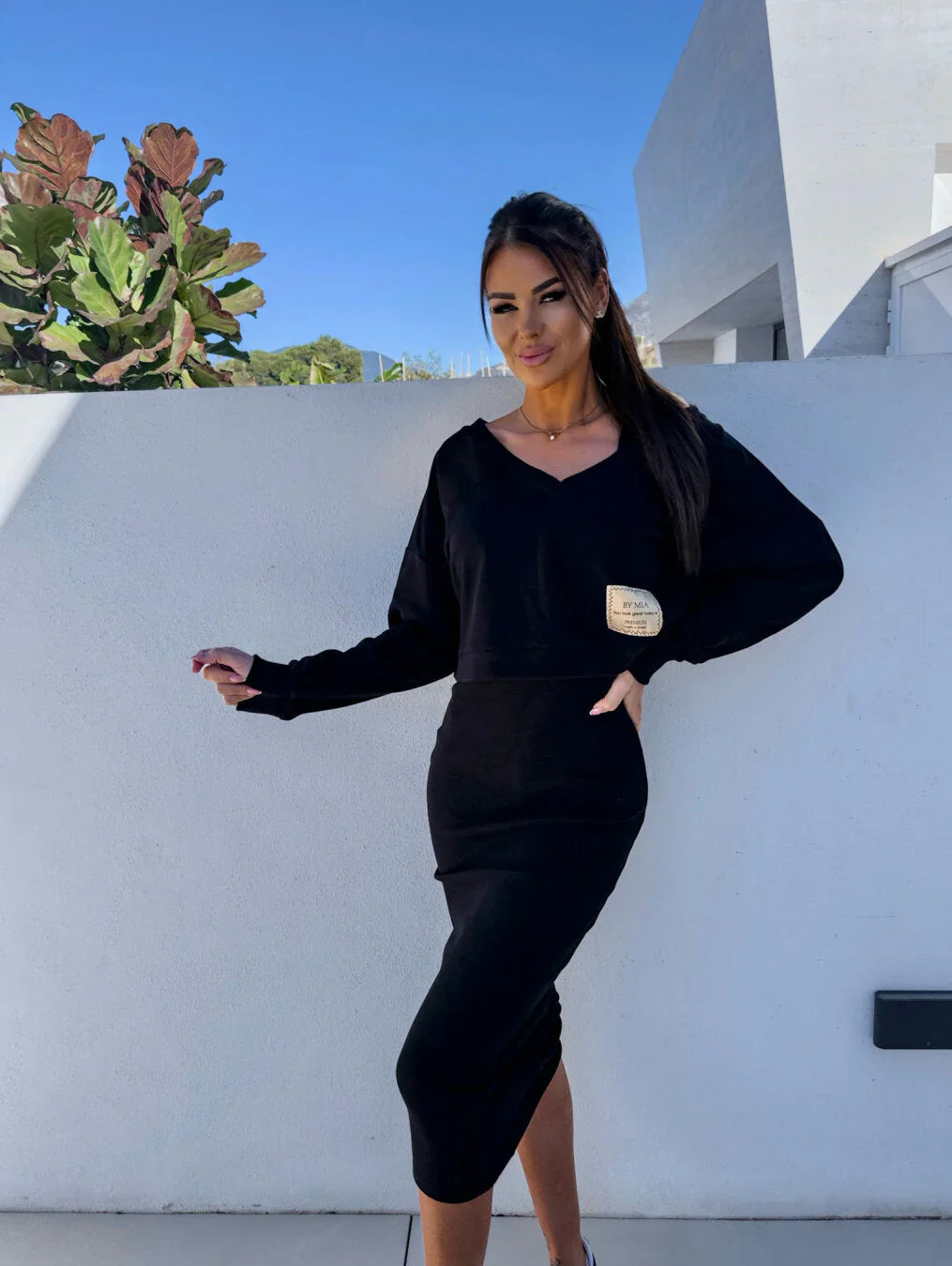 Calisette – Set van korte katoenen trui en rok