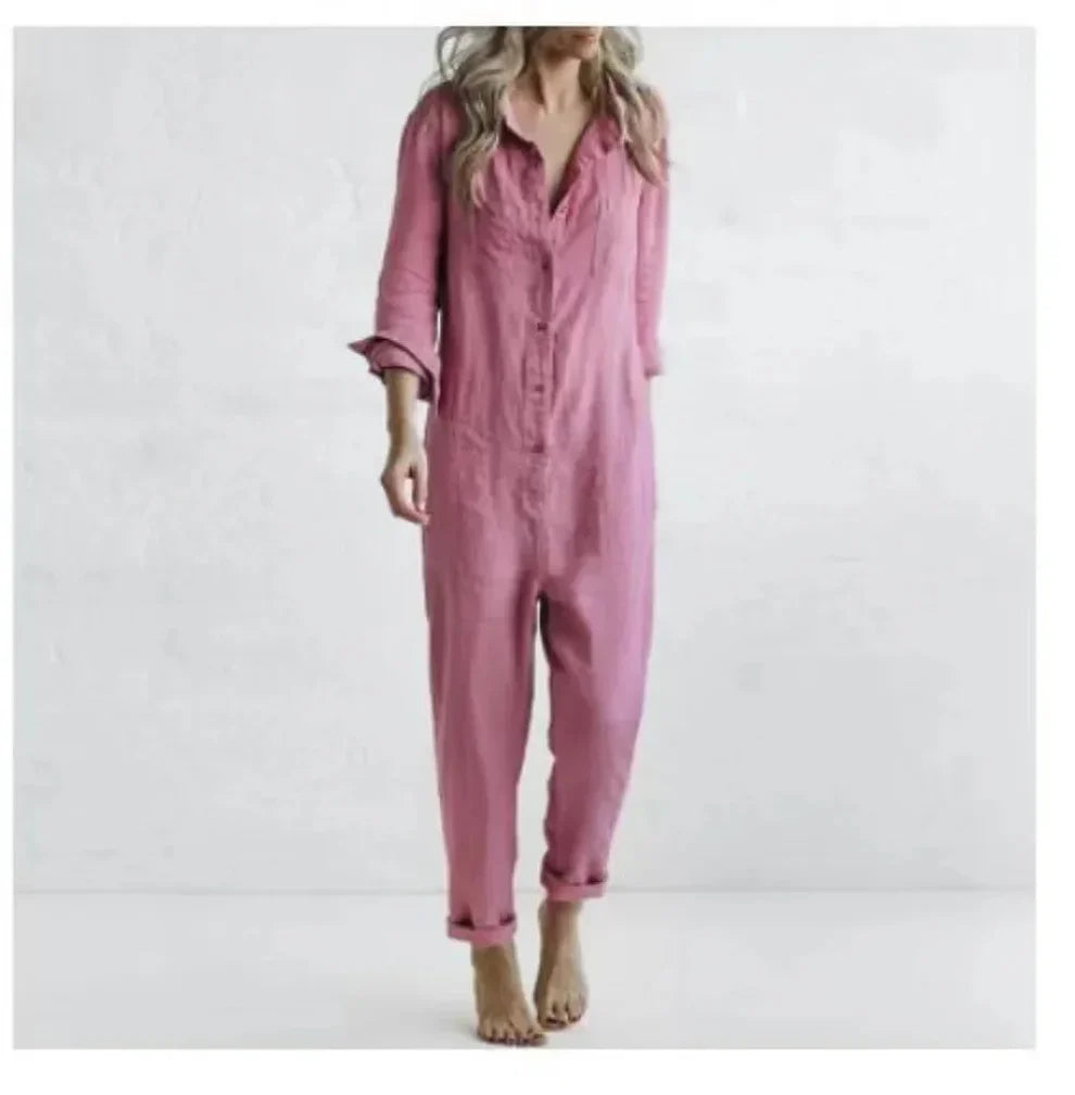 Serah – Linnen jumpsuit