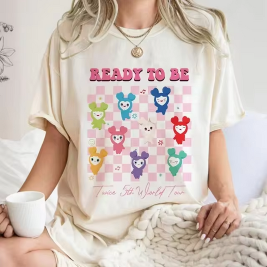 Alaina – Oversized katoenen grafisch T-shirt