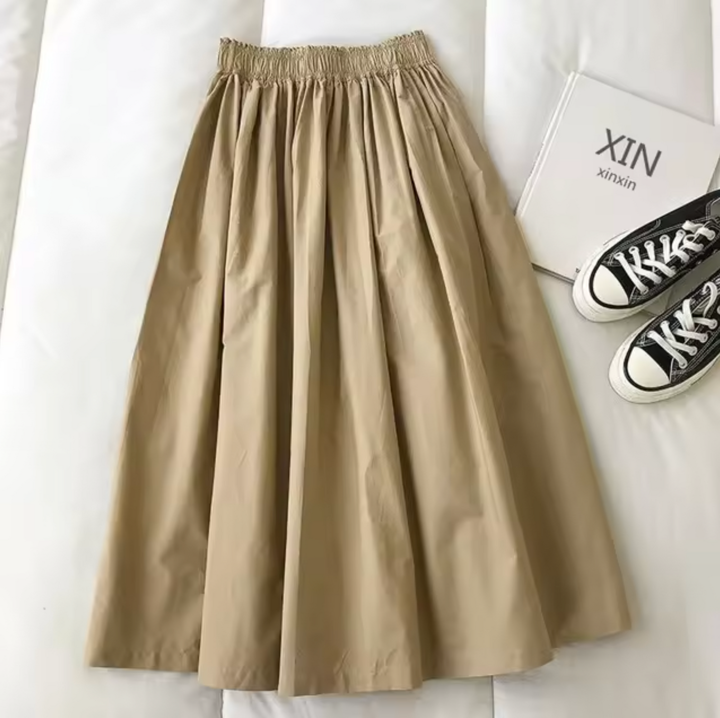 Martina – Wijde Rok Met Hoge Taille