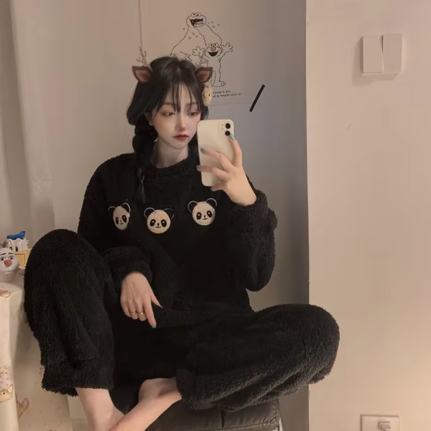 Ermina - Fleece pyjamaset
