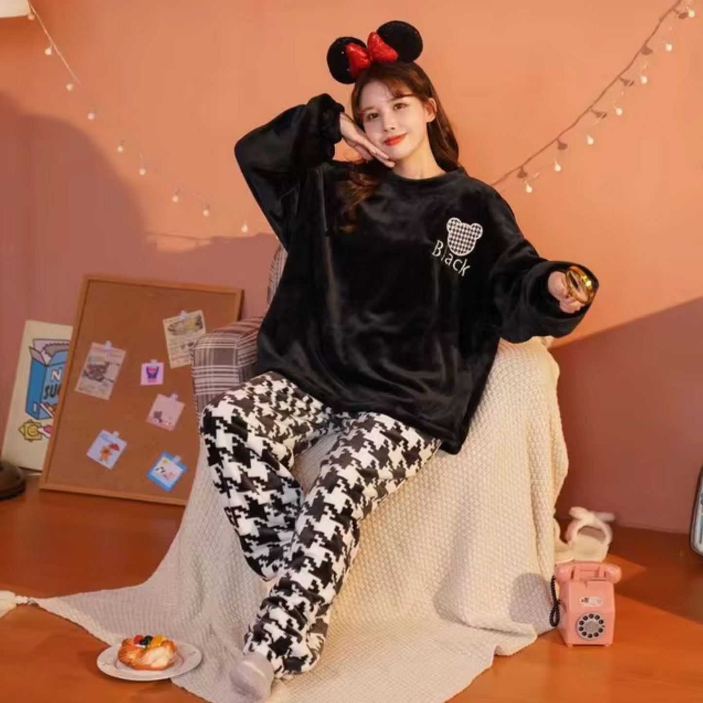 Ermina - Fleece pyjamaset