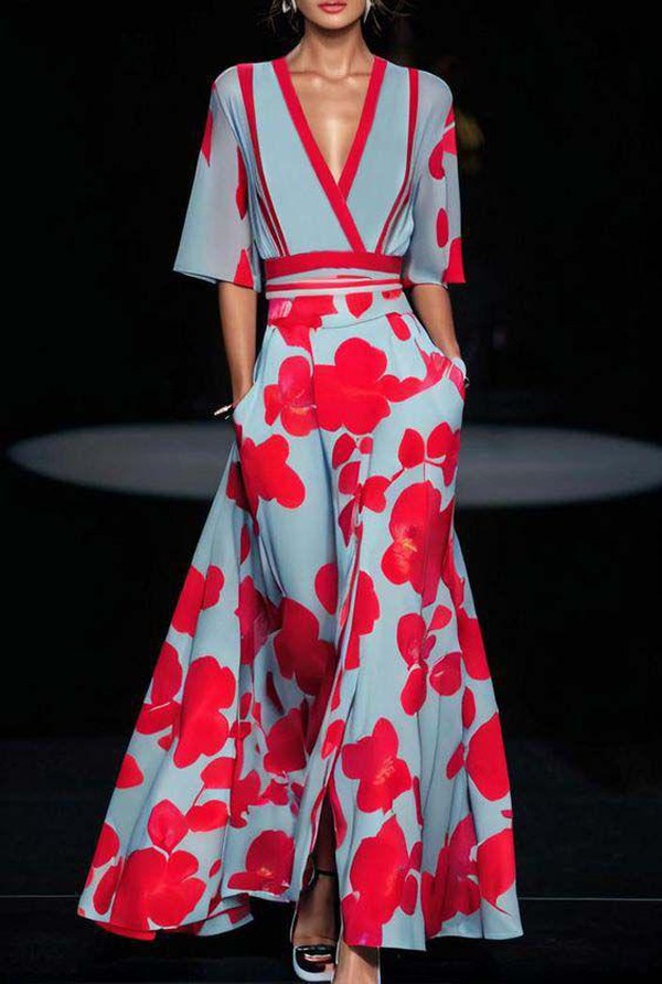 Elegante jurk met mouwen