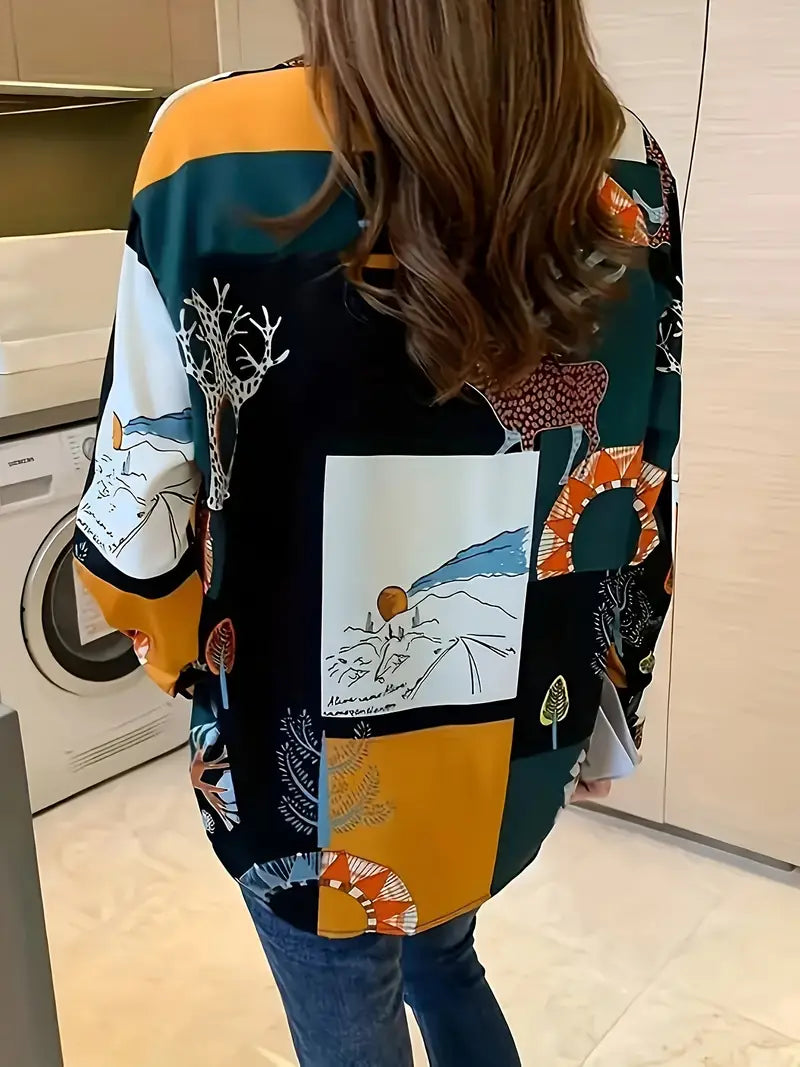 Briar – Artistieke blouse met lange mouwen