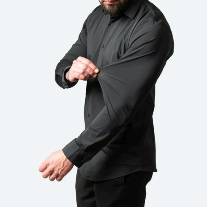 Alex - Comfortabel overhemd voor heren met super stretch