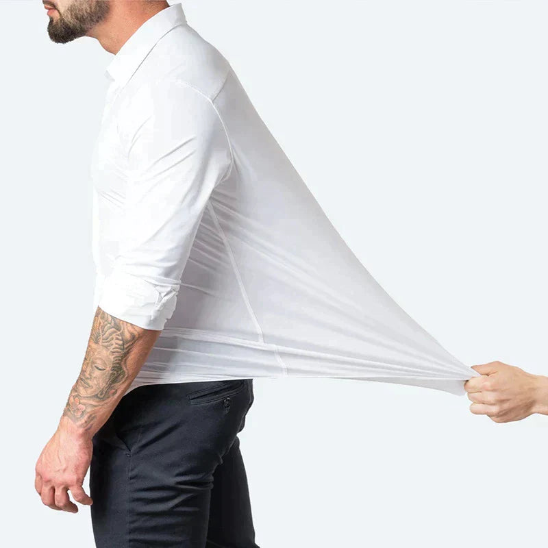 Alex - Comfortabel overhemd voor heren met super stretch