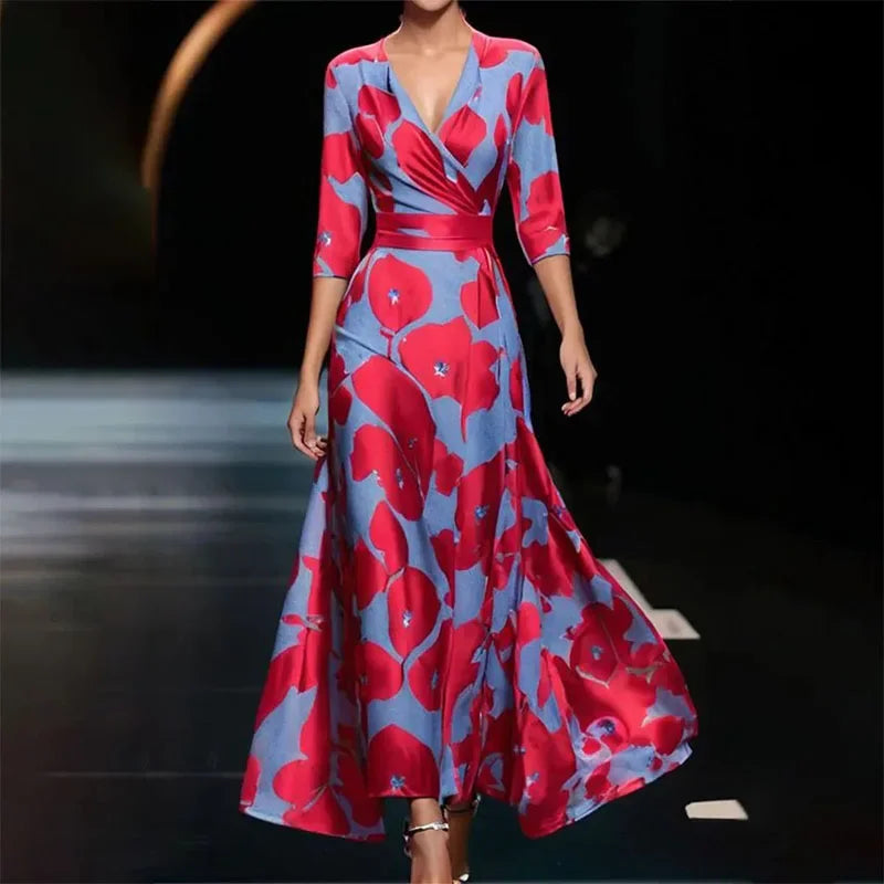 Matisse – Elegante maxi-jurk met bloemmotief