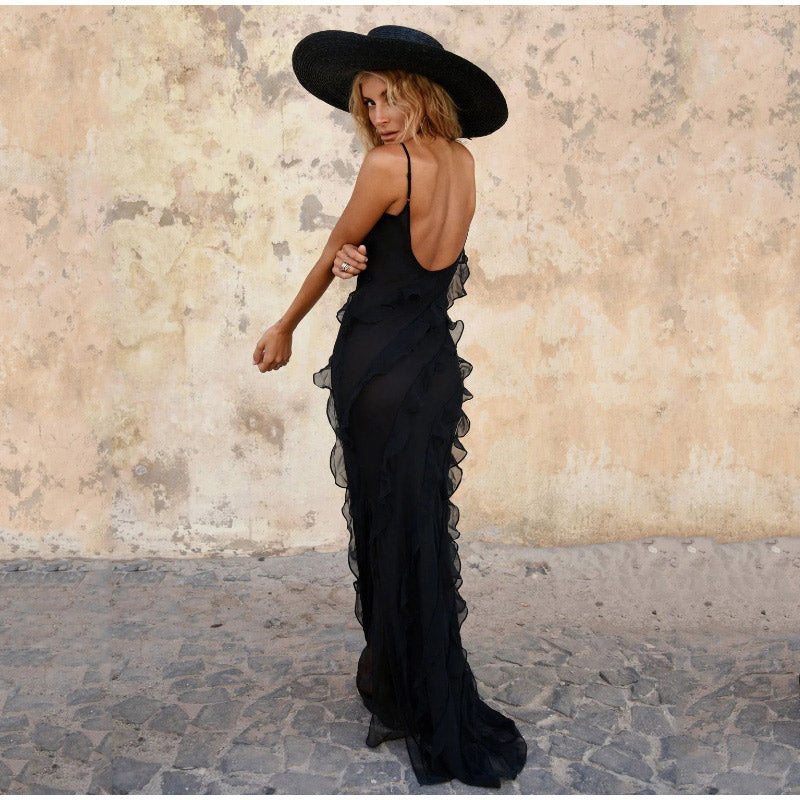 Maxine - Maxi jurk met ruffles