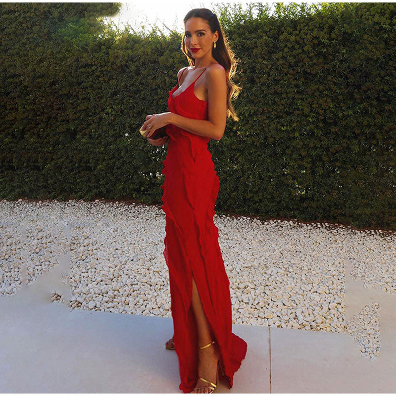 Maxine - Maxi jurk met ruffles