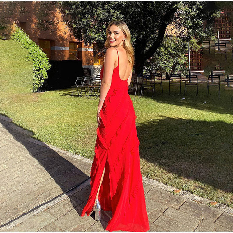 Maxine - Maxi jurk met ruffles