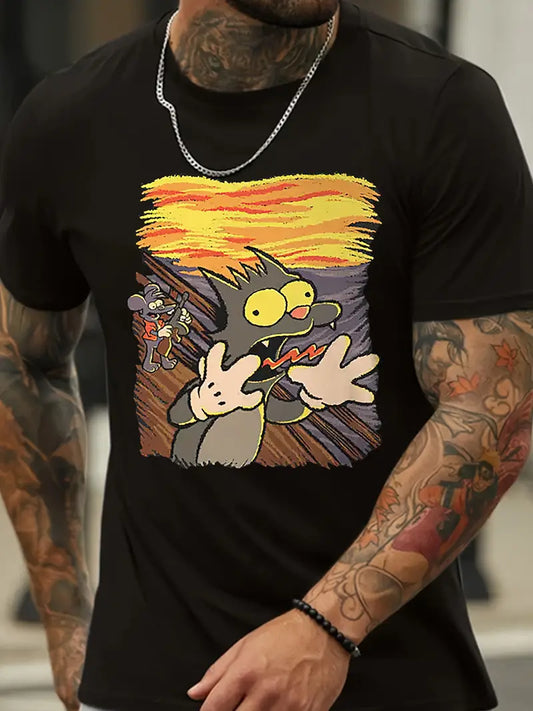 Tyra – Stijlvol zwart katoenen t-shirt