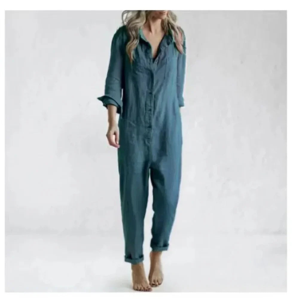 Serah – Linnen jumpsuit